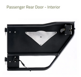 Combat Off Road Mission Tube Doors | Rear | 4 Door (Wrangler JK 2007-2018)