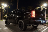 AlphaRex 640040 LUXX-Series LED Tail Lights Black for Ram 2019-2024