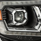 AlphaRex 880741 LUXX-Series LED Projector Headlights in Black for Toyota Tacoma 2005-2011