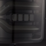 AlphaRex 640030 LUXX-Series LED Tail Lights in Alpha Black for Ram 1500 2019-2024