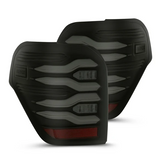 AlphaRex 690040 LUXX-Series LED Tail Lights in Black for Toyota 4Runner 2010-2024