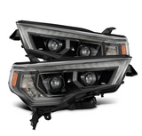 AlphaRex 880850 MK II PRO-Series Halogen Projector Headlights in Alpha Black for Toyota 4Runner 2014-2020