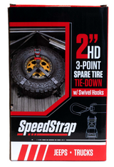 SpeedStrap 26550 2" HD 3-Point Spare Tire Tie-Down with Swivel Hooks