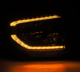 AlphaRex 880830 MK II LUXX-Series LED Crystal Headlights in Alpha Black for Toyota Tundra 2014-2021