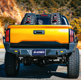 AlphaRex 680092 NOVA-Series Prismatic LED Tail Lights in Alpha Black for Toyota Tacoma 2016-2023