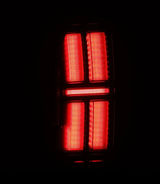 AlphaRex 680052 NOVA-Series Prismatic LED Tail Lights in Black for Toyota Tacoma 2005-2015