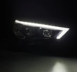 AlphaRex 880811 MK II LUXX-Series LED Projector Headlights in Black for Toyota 4Runner 2014-2024