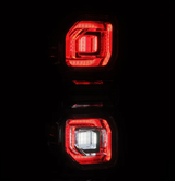 AlphaRex 659010 NOVA-Series Prismatic LED Tail Lights in Black for Ford Bronco 2021+