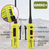 Rugged Radios RUGGED-GOBAG GO BAG High Vis GMR2 PLUS Emergency Radio Bundle