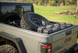 DV8 Offroad TCGL-03 Adjustable In-Bed Spare Tire Carrier for Jeep Gladiator JT 2020+