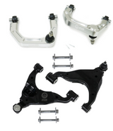 Freedom Off-Road FO-T702FU-BT+FO-T700FL Billet Front Upper Control Arms + OEM Replacement Lower Control Arms 2-4" Lift Non-KDSS for Toyota 4Runner/GX470/FJ Cruiser 2003-2010