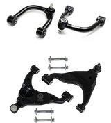 Freedom Off-Road FO-T702FU+FO-T700FL Front Upper & Lower Control Arms with Cam Bolts 2-4" Lift for Toyota 4Runner/GX470/FJ Cruiser 2003-2010