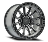 Arena Wheel Co. A103179075N01205 Mission Wheel 17x9 in Satin Gunmetal with Satin Black Lip