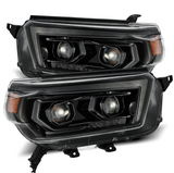 AlphaRex 880756 LUXX-Series Projector Headlights in Alpha Black for Toyota 4Runner 2010-2013