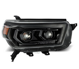AlphaRex 880756 LUXX-Series Projector Headlights in Alpha Black for Toyota 4Runner 2010-2013