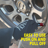 PowerTank TIG-1200 Trooper Red 60 PSI Analog Ventoso Modular Tire Inflator Gauge