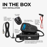 Midland MXT275 Micromobile GMRS 15-Watt 2-Way Radio