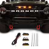 IAG Off-Road IAG-BDY-F3071 I-Line 3PC Amber Grille Light Kit for Ford Bronco 2021+