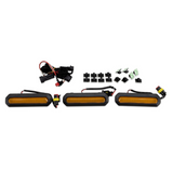 IAG Off-Road IAG-BDY-F3035 I-Line 3PC Amber Grille Light Kit for Ford Bronco 2021+