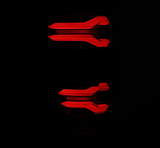 AlphaRex 653060 LUXX-Series LED Tail Lights in Alpha Black for Ford F150 2021-2023