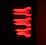 AlphaRex 653020 LUXX-Series LED Tail Lights in Black for Ford F150 2021-2023