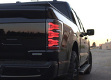 AlphaRex 653020 LUXX-Series LED Tail Lights in Black for Ford F150 2021-2023