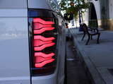 AlphaRex 653010 LUXX-Series LED Tail Lights in Alpha Black for Ford F150 2021-2023
