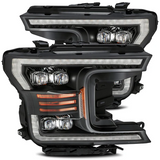 AlphaRex 880182 NOVA-Series LED Projector Headlights in Black for Ford F150 2018-2020