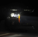 AlphaRex 880250 MKII 14th Gen Style LUXX-Series LED Projector Headlights in Black for Ford F150 2018-2020