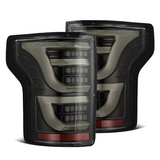 AlphaRex 652030 LUXX-Series LED Tail Lights in Alpha Black for Ford F150 2015-2020