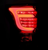 AlphaRex 652020 PRO-Series LED Tail Lights in Red Smoke for Ford F150 2015-2020