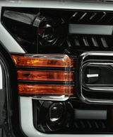 AlphaRex 880156 PRO-Series Halogen Projector Headlights in Black for Ford F150 2015-2017