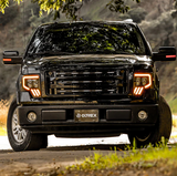 AlphaRex 880095 MK II NOVA-Series LED Projector Headlights in Black for Ford F150 2009-2014