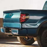 AlphaRex 653080 LUXX-Series LED Tail Lights in Alpha Black for Ford F150 2009-2014