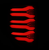 AlphaRex 653070 LUXX-Series LED Tail Lights in Black for Ford F150 2009-2014