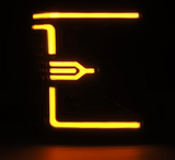 Alpharex 880343 LUX-Series LED Projector Headlights in Alpha Black for Ford Super Duty 2020-2022