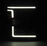 AlphaRex 880338 NOVA-Series LED Projector Headlights in Black for Ford Super Duty 2020-2022