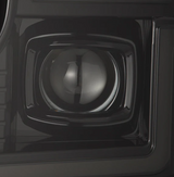 AlphaRex 880344 PRO-Series Halogen Projector Headlights in Black for Ford Super Duty 2020-2022