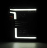 AlphaRex 880324 MK II NOVA-Series LED Projector Headlights in Alpha Black for Super Duty 2017-2019