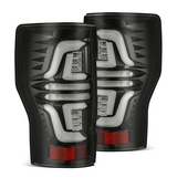 AlphaRex 657010 PRO-Series LED Tail Lights in Jet Black for Super Duty 2017-2019