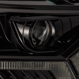AlphaRex 880122 LUXX-Series LED Projector Headlights in Black for Ford Ranger 2019-2023