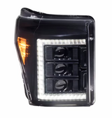 Morimoto LF505-ASM XB LED Headlights with White DRL for Ford Super Duty 2011-2016
