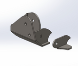 RPM Steering RPM-3041 Ultimate Raised Track Bar Bracket for Jeep Wrangler JK 2007-2018