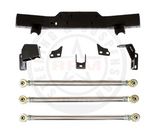 RPM Steering RPM-3025 Bolt-In 3 Link Front Long Arm Upgrade for Jeep Wrangler JK 4 Door 2007-2018