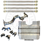 RPM Steering RPM-3027 Double Triangulated 4 Link Rear Long Arm Upgrade for Jeep Wrangler JK 4 Door 2007-2018