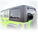 Turn Offroad HTJKSQ2-M4 Squareback 2-Piece Hard Top for Jeep Wrangler JK 4 Door 2007-2018