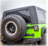 Turn Offroad HTJKSQ2-M4 Squareback 2-Piece Hard Top for Jeep Wrangler JK 4 Door 2007-2018