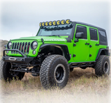 Turn Offroad HTJKSQ2-M4 Squareback 2-Piece Hard Top for Jeep Wrangler JK 4 Door 2007-2018