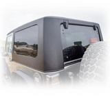 Turn Offroad HTJKSQ2-M2 Squareback 2-Piece Hard Top for Jeep Wrangler JK 2 Door 2007-2018