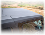 Turn Offroad HTJKSQ2-M2 Squareback 2-Piece Hard Top for Jeep Wrangler JK 2 Door 2007-2018